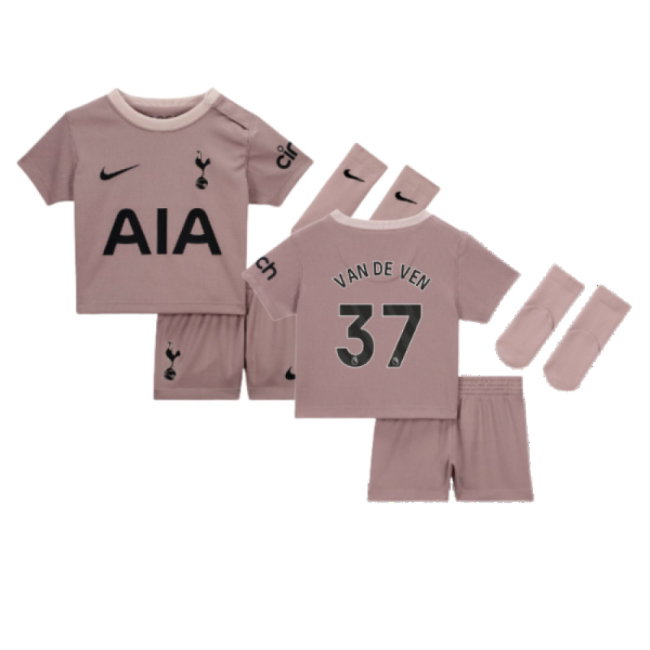 2023-2024 Tottenham Third Baby Kit (Van De Ven 37)-SoccerKits Hub | Buy Soccer Jerseys Online